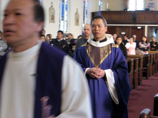 Fr Dinh - First Mass with the Vietnamese Community