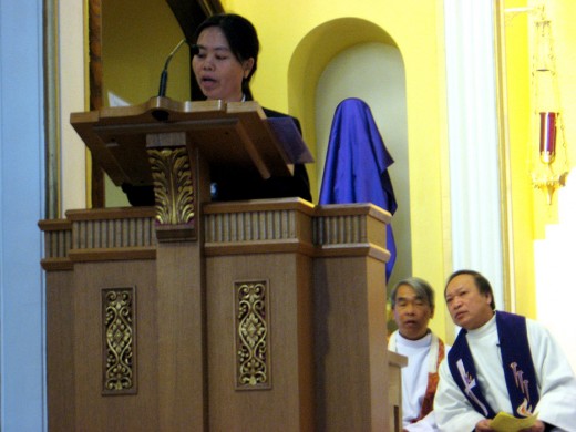 Fr Dinh - First Mass with the Vietnamese Community