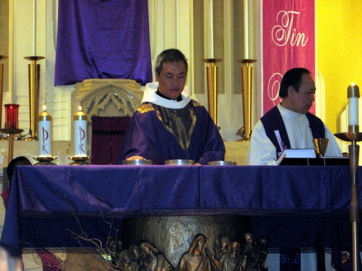 Fr Dinh - First Mass with the Vietnamese Community