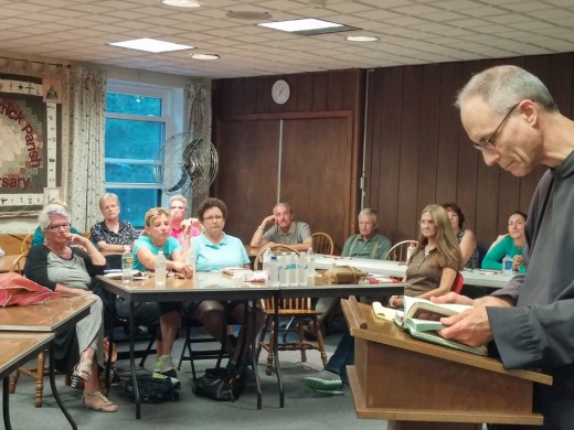 Assumptionist Brothers Lead A Book Group At St Anne s_3