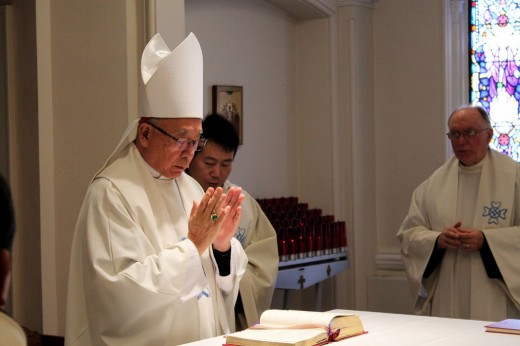 Bishop Ignatius Wang Visits The Assumptionist Center