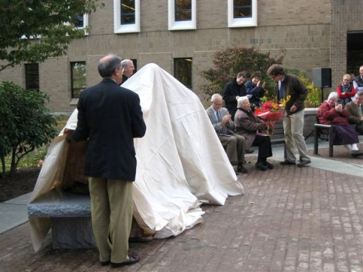 Statue of Emmanuel dAlzon at Assumption College_8