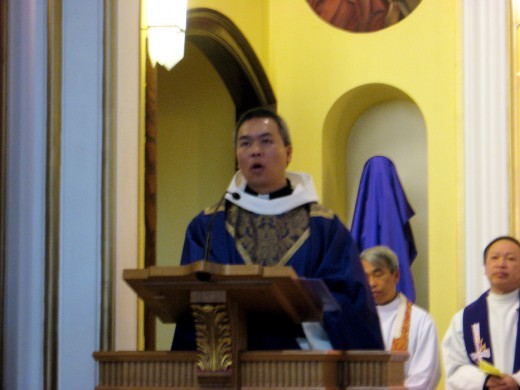 Fr Dinh - First Mass with the Vietnamese Community