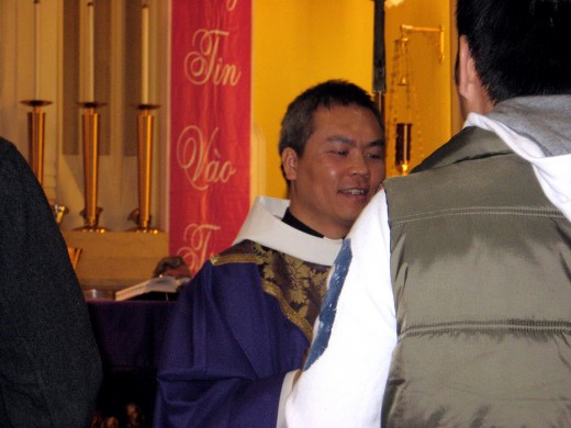 Fr Dinh - First Mass with the Vietnamese Community
